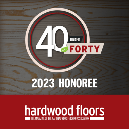 40 Under 40 Award National Wood Flooring Association