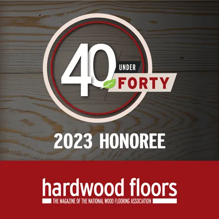 40 Under 40 Award National Wood Flooring Association