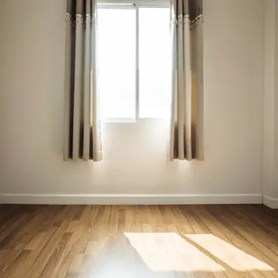 Pre-Finished Hardwood Floor In Living Room