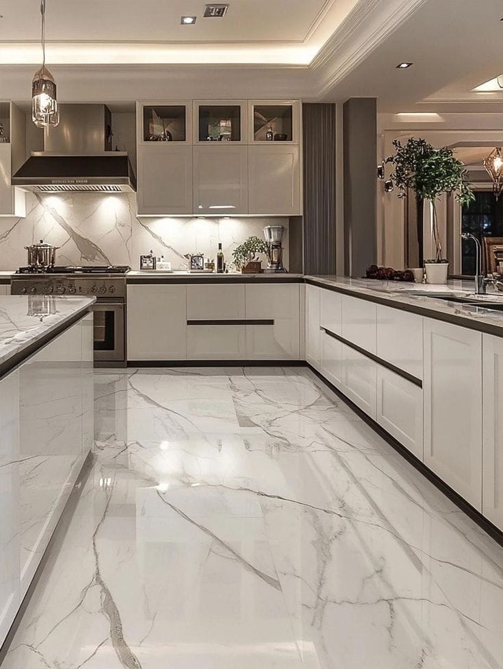 marble flooring