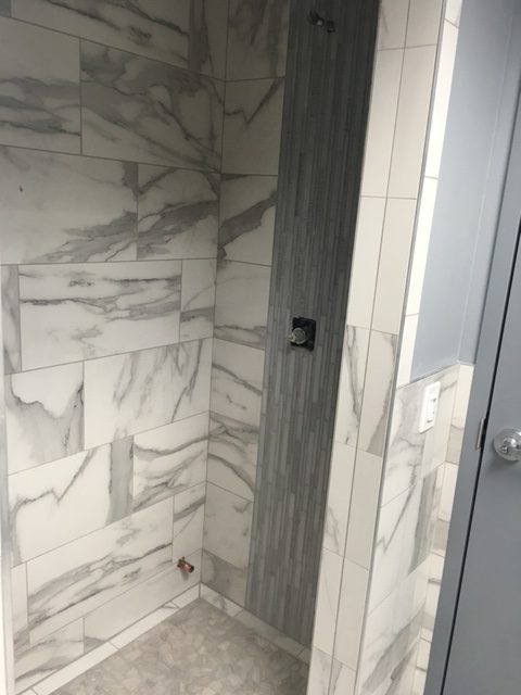 bathroom wall and floor tile rotated