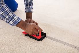 stretched down carpet