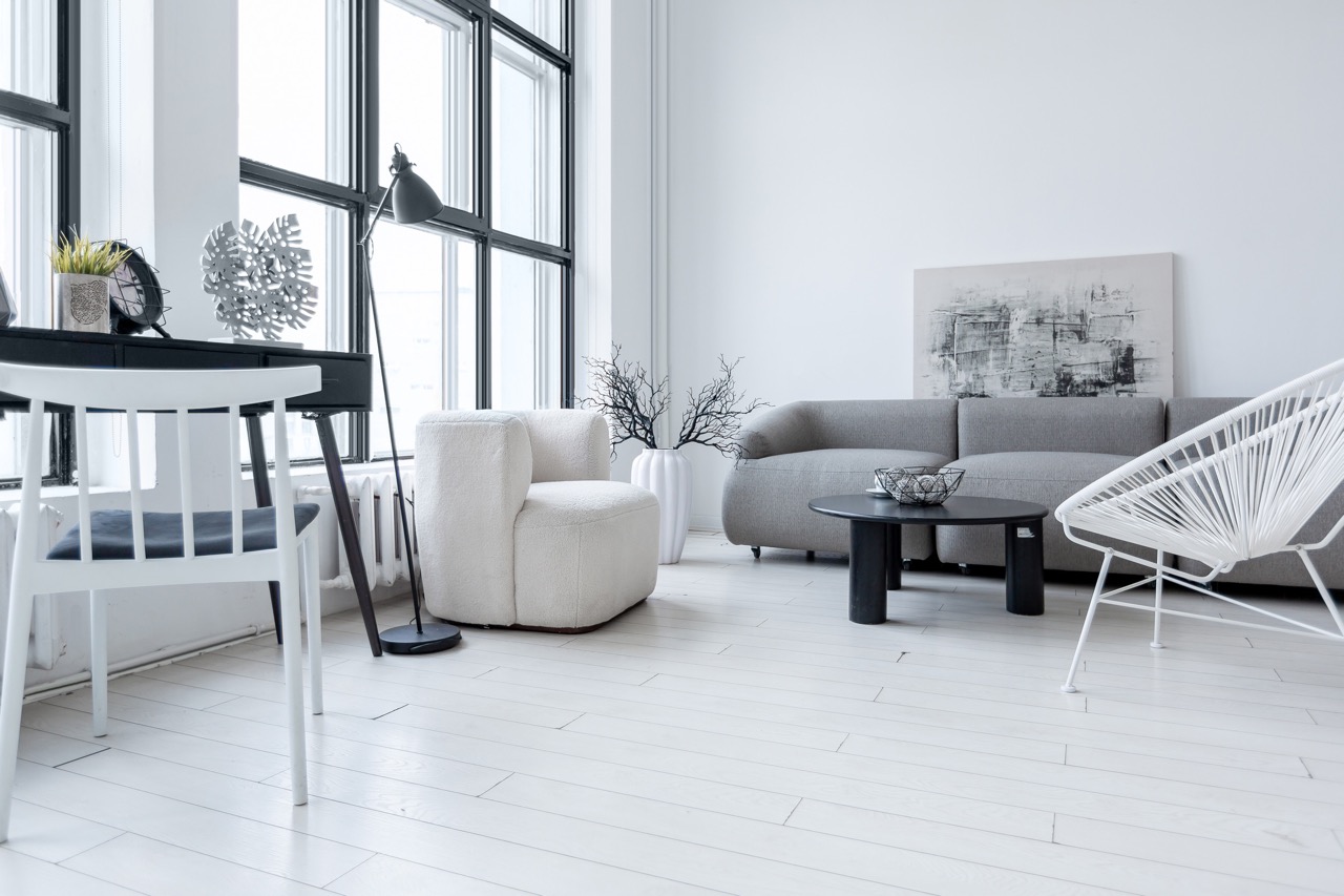 Luxury Vinyl Flooring in Living Room
