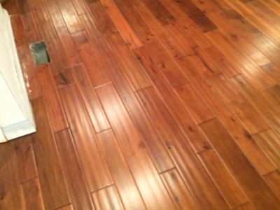 This-is-a-prefinished-floor that was weave back into place on both side sides